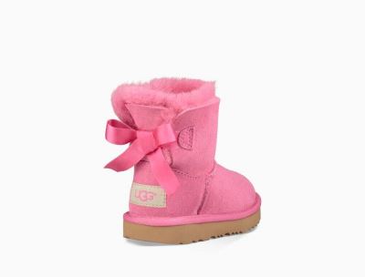 UGG Mini Bailey Bow II Boots for Big Kids - Pink India